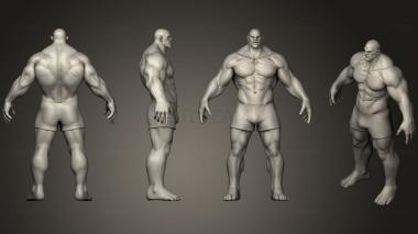 3D model Muscular Man Base (STL)